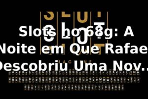 🎰 Slots no 68g: A Noite em Que Rafael Descobriu Uma Nova Plataforma